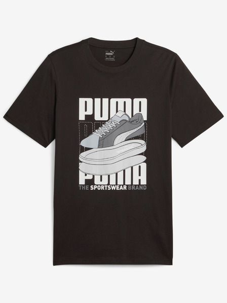 Puma Schwarzes Herren Puma Sneaker T-Shirt