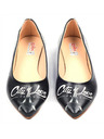 Goby Schwarze Damen Ballerinas Goby City Of Love
