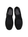 Melissa Schwarze Glitzer-Ballerinas Melissa Campana Papel