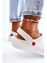 BIG STAR SHOES Damen Pantoffeln Kroks Big Star Weiß
