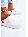 BIG STAR SHOES Damen Pantoffeln Kroks Big Star Weiß