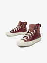 Converse Weinrote Damen Knöchelschuhe Converse