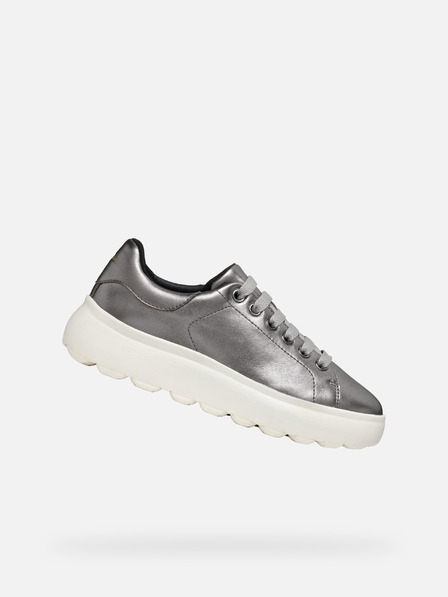 Geox Silberne Damen-Sneakers Spherica Ec4.1
