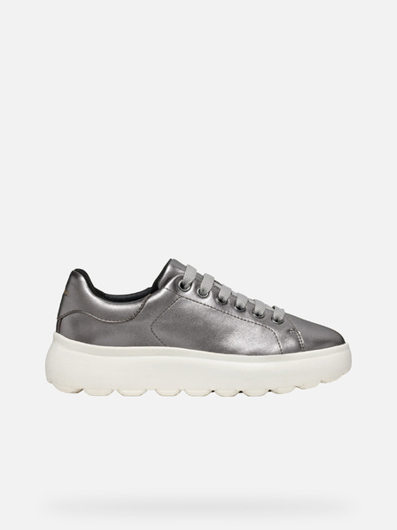 Geox Silberne Damen-Sneakers Spherica Ec4.1