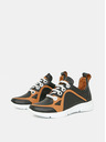WILD Schwarze Damen-Ledersneakers WILD