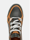 WILD Schwarze Damen-Ledersneakers WILD