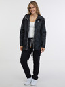 Sam 73 Schwarzer gemusterter Damen-Parka SAM 73 Alexia