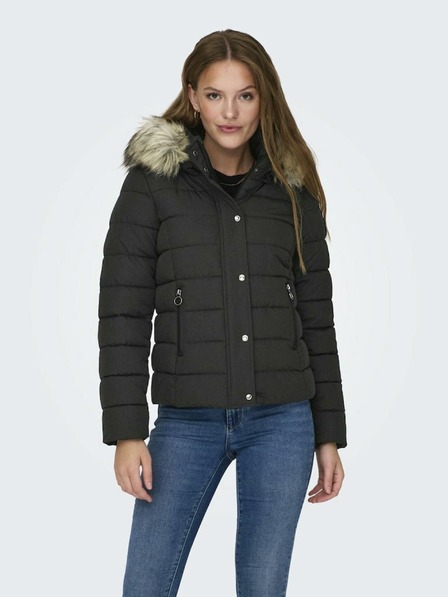 ONLY Schwarze Damen-Winter-Steppjacke ONLY New Luna
