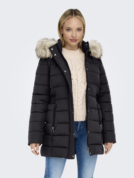 ONLY Schwarze Damen-Winter-Steppjacke ONLY New Luna