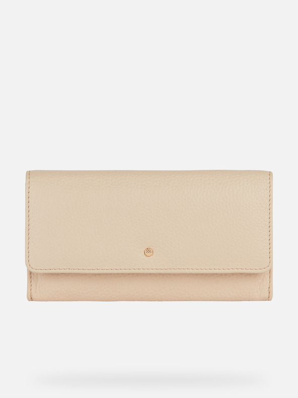 Geox Creme Damen Geox Geldbörse