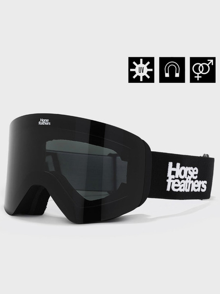 Horsefeathers Snowboardbrille Colt - schwarz/rauch HORSEFEATHERS