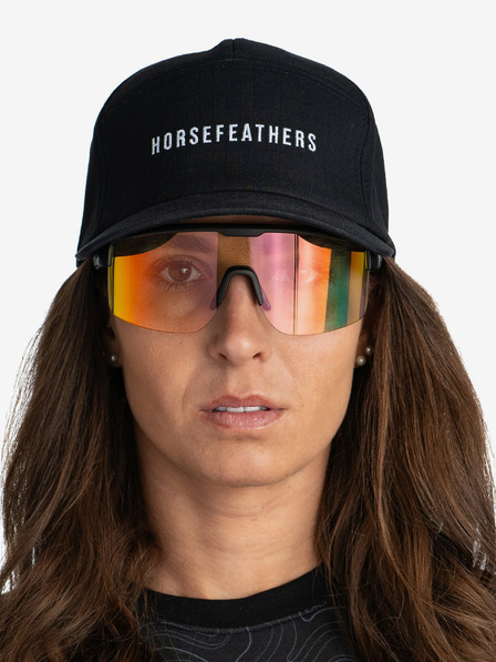 Horsefeathers Photochromatische Sonnenbrille Scorpio - mattschwarz/verspiegelt rot HORSEFEATHERS