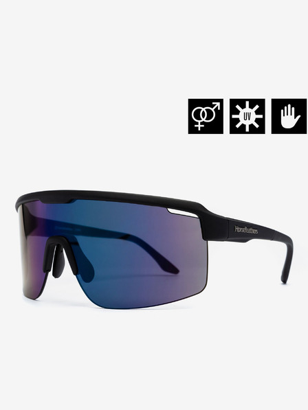 Horsefeathers Scorpio Fahrradbrille - mattschwarz/spiegelgrün HORSEFEATHERS