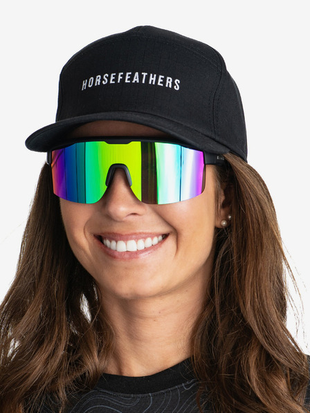 Horsefeathers Scorpio Fahrradbrille - mattschwarz/spiegelgrün HORSEFEATHERS