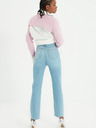 Trendyol Hellblaue Mom Fit Jeans mit Ripped-Effekt Trendyol