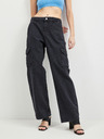 Noisy May Schwarze Damenjeans mit weitem Bein Noisy May Alexa