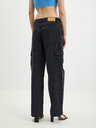 Noisy May Schwarze Damenjeans mit weitem Bein Noisy May Alexa