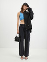 Noisy May Schwarze Damenjeans mit weitem Bein Noisy May Alexa