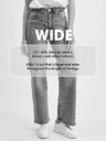 Noisy May Schwarze Damenjeans mit weitem Bein Noisy May Alexa