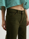 Noisy May Dunkelgrüne Damenjeans mit weitem Bein Noisy May Amanda