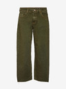 Noisy May Dunkelgrüne Damenjeans mit weitem Bein Noisy May Amanda