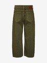 Noisy May Dunkelgrüne Damenjeans mit weitem Bein Noisy May Amanda