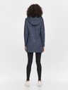 ONLY Dunkelblauer Damenmantel mit leichter Waschung ONLY Sedona