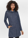 ONLY Dunkelblauer Damenmantel mit leichter Waschung ONLY Sedona