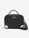 Michael Kors Schwarze Damen Leder Michael Kors Trunk Xbody Handtasche