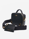 Michael Kors Schwarze Damen Leder Michael Kors Trunk Xbody Handtasche