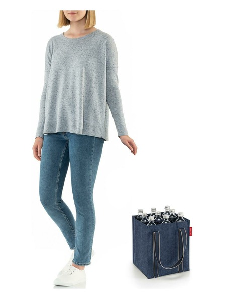 Reisenthel Reisenthel Bottlebag Herringbone Dunkelblau