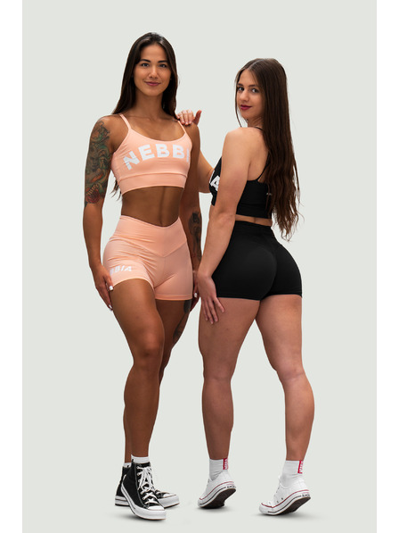 Nebbia Shorts mit hoher Taille 3″ GYM HERO 582 Nebbia
