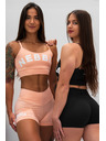 Nebbia Shorts mit hoher Taille 3″ GYM HERO 582 Nebbia