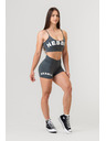 Nebbia Shorts mit hoher Taille 5″ GYM HERO 582 Nebbia