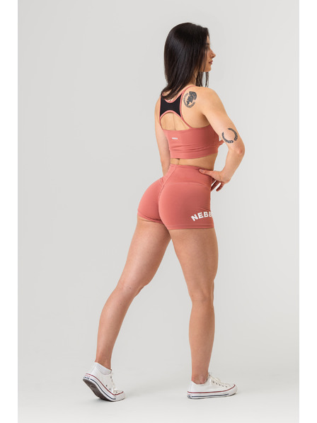 Nebbia Shorts mit hoher Taille 5″ GYM HERO 582 Nebbia