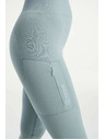 Tenson Damen Nahtlose Funktions-Leggings TENSON Seamless Tights W hellblau