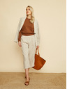 ZOOT.lab Beige gestreifte Culottes ZOOT.lab Anika