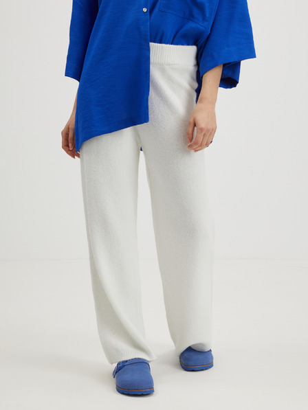 Vila Weiße Damen-Lockerhose VILA Flinka