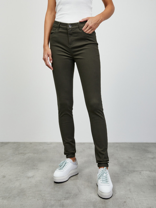 ZOOT.lab Khakifarbene schmal geschnittene Damenhose ZOOT.lab Anna