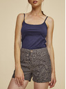 ZOOT.lab Beige gestreifte Damenshorts mit Leinen ZOOT.lab Jade