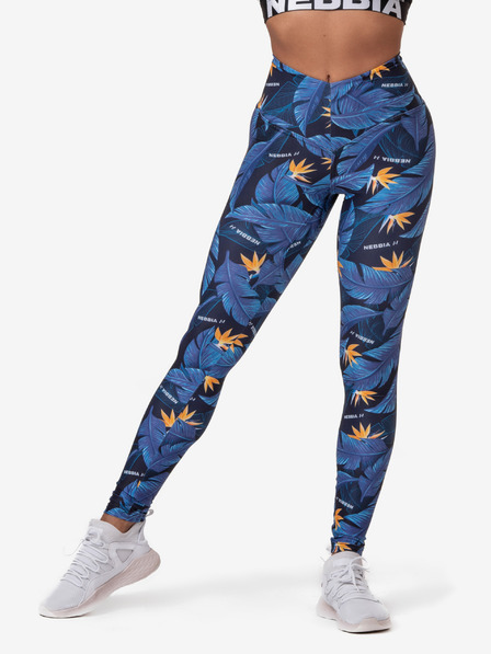 Nebbia Hochtaillierte Ocean Power Leggings 561 XS,ozeanblau