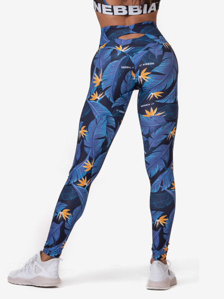 Nebbia Hochtaillierte Ocean Power Leggings 561 XS,ozeanblau