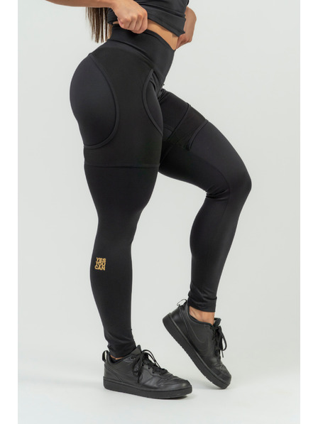 Nebbia NEBBIA INTENSE Mesh Damen Sport Leggings 838 Gold Nebbia