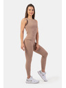 Nebbia Gerippte Leggings aus Bio-Baumwolle mit hoher Taille 405 Nebbia