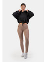 Nebbia Gerippte Leggings aus Bio-Baumwolle mit hoher Taille 405 Nebbia
