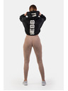 Nebbia Gerippte Leggings aus Bio-Baumwolle mit hoher Taille 405 Nebbia