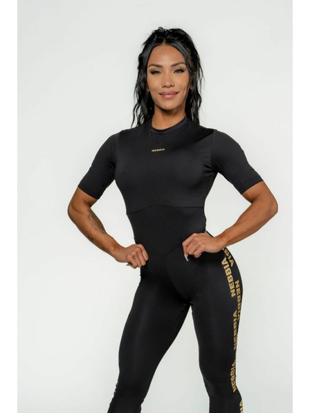 Nebbia NEBBIA Damen INTENSE Focus Sport-Overall 823 Gold Nebbia