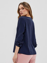Moodo Dunkelblaue Damenbluse Moodo