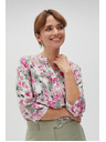 Moodo Damen-T-Shirt mit Blumenmuster Moodo