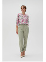 Moodo Damen-T-Shirt mit Blumenmuster Moodo